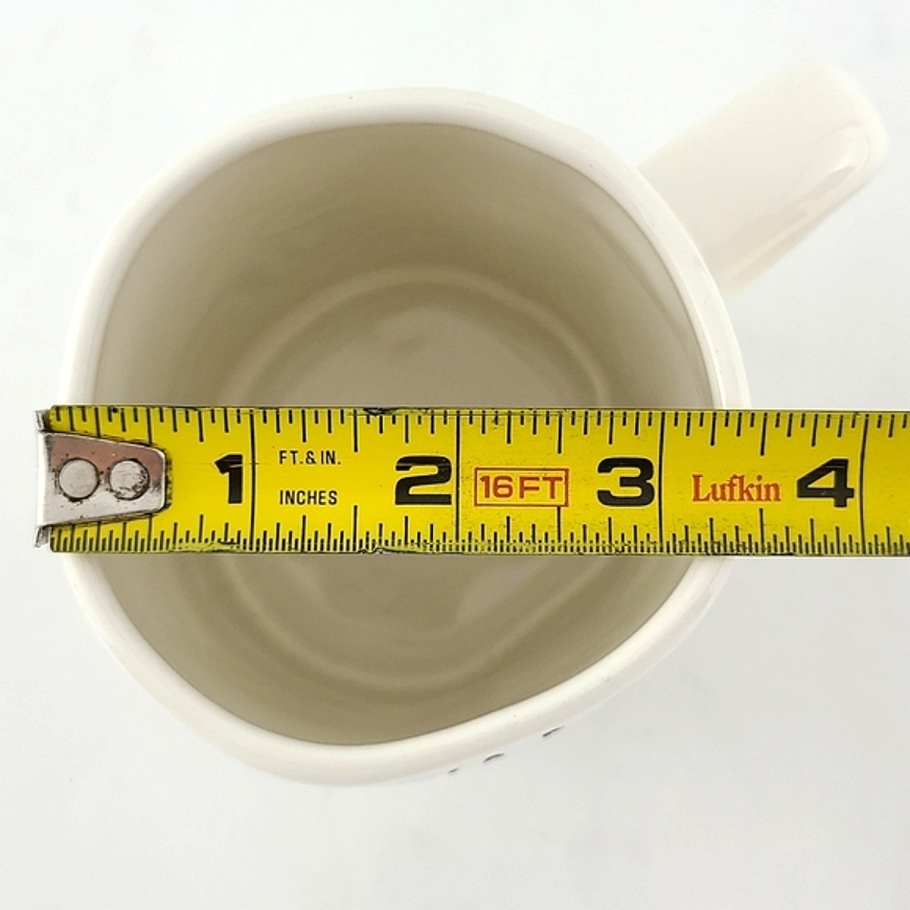 Rae Dunn Artisan by Magenta White Ceramic Mug Black Large Letters WANDER LUST - Picture 10 of 12
